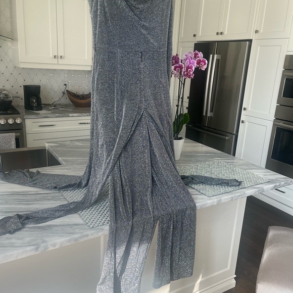 ALGO Holiday wear a shimmering shining vintage jumpsuit size 12 it’s fabulous💎 - Picture 7 of 16